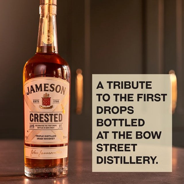 Jameson Crested Irish whiskey 70cl, UK version