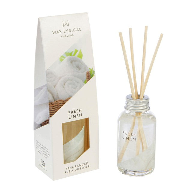Wax Lyrical Fresh Linen reed diffuser 40ml (British brand)