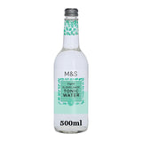 M&S Light Elderflower Tonic Water 500ml, imported from the UK