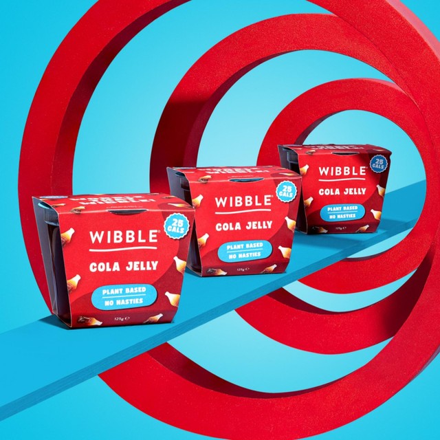 Wibble plant-based cola jelly pot 125g (British brand)