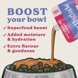 Forthglade bone broth topper for dogs, juicy pork (British brand)