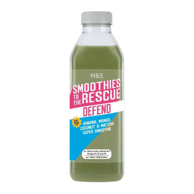 M&S Defend smoothie bottle, UK version