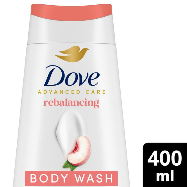 Dove Advanced Care Rebalancing Shower Gel, imported from the UK