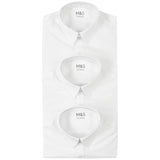 M&S boys white school shirts 3 pack, imported from the UK