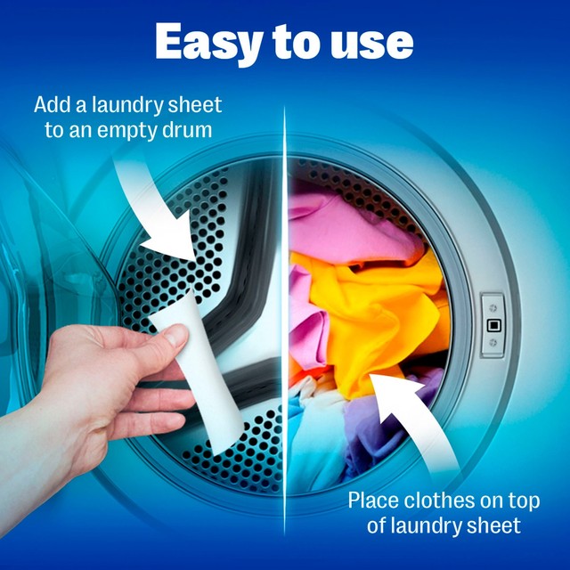 OceanSaver non-bio laundry detergent sheets 60 pack, imported from the UK