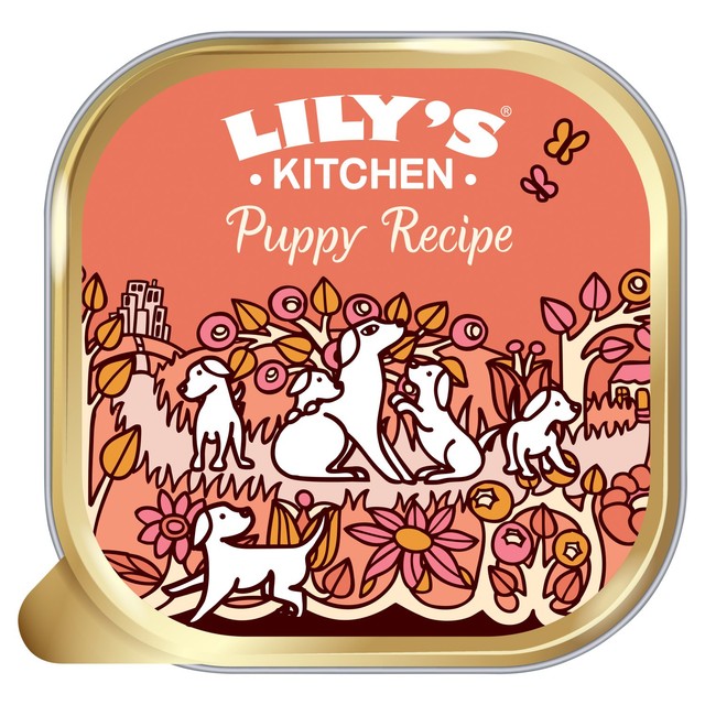 Lily's Kitchen puppy recipe with chicken wet dog food 150g, UK version