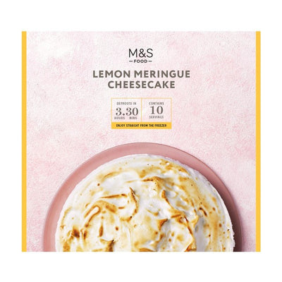 M&S Zitronen-Baiser-Käsekuchen gefrorenes Dessert 1,1 kg