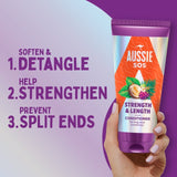 Aussie SOS Strength & Length hair conditioner 200ml - British product