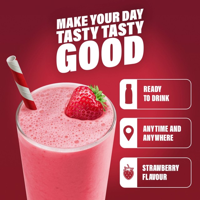 SlimFast strawberry meal replacement milkshake multipack 6 x 325ml (British brand)