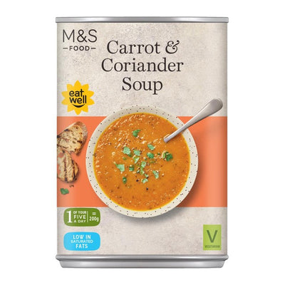 M&S Karotten- & Koriander-Suppe Dosensuppe 400g