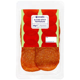 Ocado spicy pepperoni salami 130g, imported from the UK