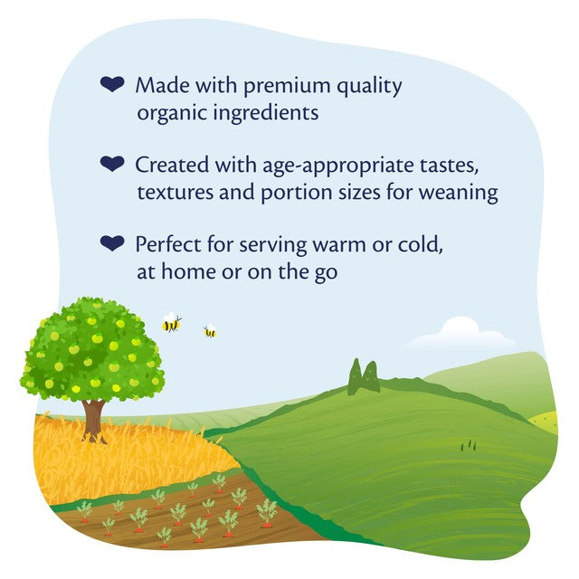 HiPP Organic carrots and peas baby food 125g, UK version