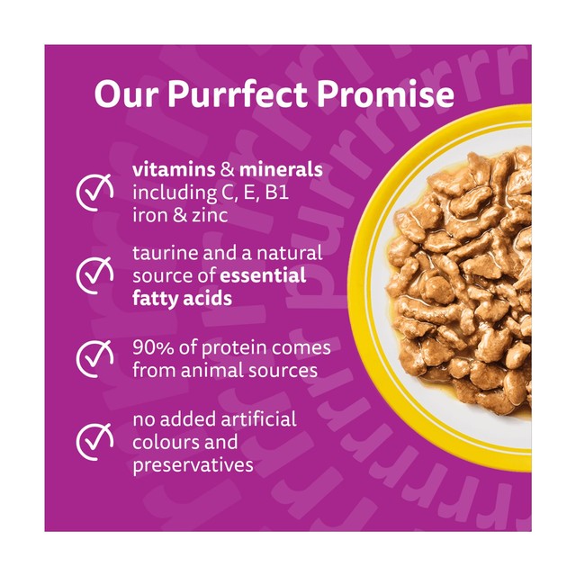 Whiskas senior cat food pouches poultry feasts in gravy 12 x 85g (British brand)