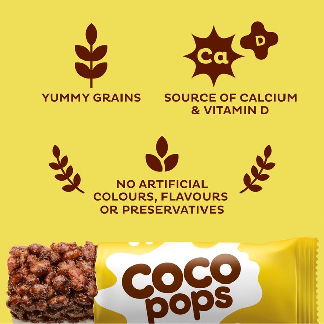 Kellogg's Coco Pops chocolate cereal milk bars, UK version