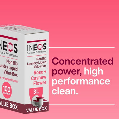 Lessive Liquide Non Bio INEOS Fleur de Rosier + Fleur de Cajou 3L