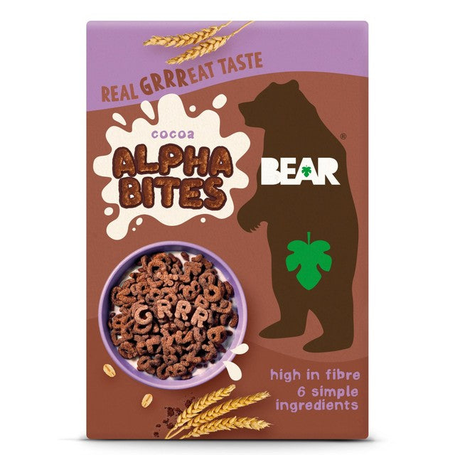 Bear Alphabites cocoa cereal 350g - British product