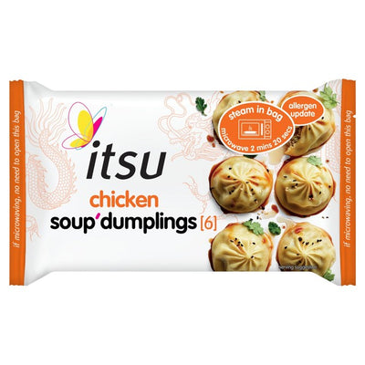M&S Itsu Chicken Soup Dumplings Frozen Dumplings 168g- Buy online at McGrocer