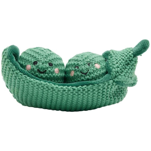 M&S crochet peas in a pod toy green, UK version