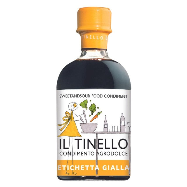 Il Tinello Balsamic Vinegar Yellow Label High Acidity 250ml, UK version