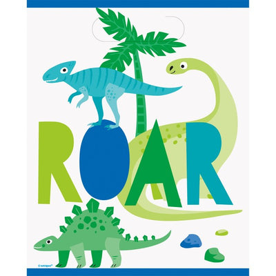 M&S Unique Party Blue & Green Dinosaur Party Loot Bags Pack of 8- Buy online at McGrocer