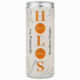 HOLOS Organic Sparkling Tea Rooibos Ginger 250ml, imported from the UK