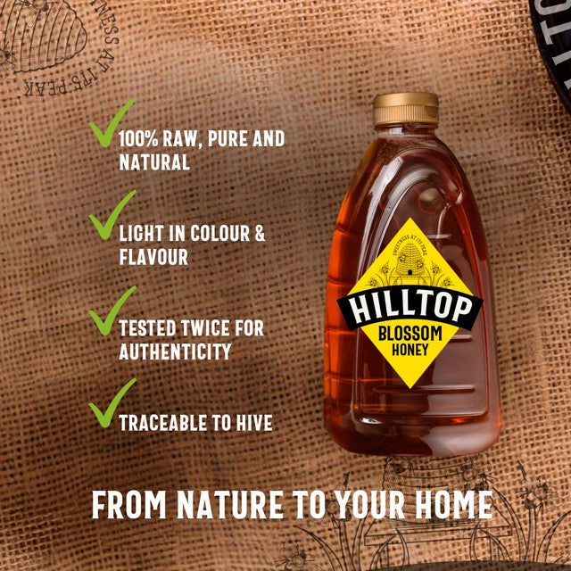 Hilltop Honey blossom honey 1360g, UK version