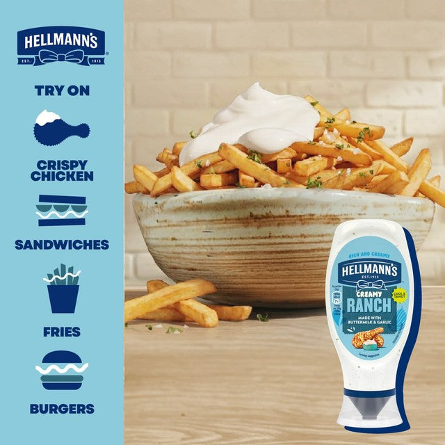 Hellmann's creamy ranch sauce 430ml, UK version