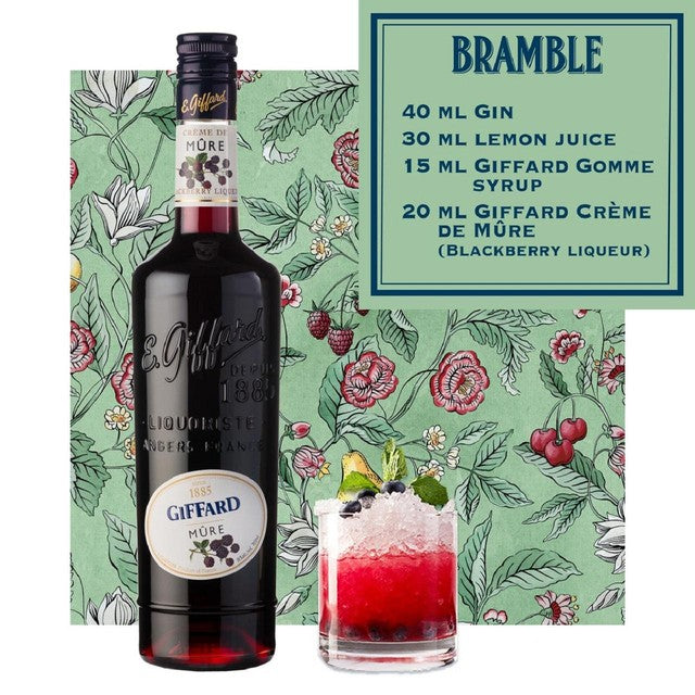 Giffard Creme de Mure blackberry liqueur 70cl, UK version