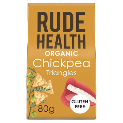 M&S Rude Health Organic Chickpea Triangles Crispy Snack 80g- Buy online at McGrocer