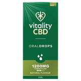 Vitality CBD Natural Flavour Oral Drops 30ml (British brand)