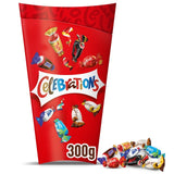 Celebrations milk chocolate selection box assorted mini bars and biscuits 300g - British product