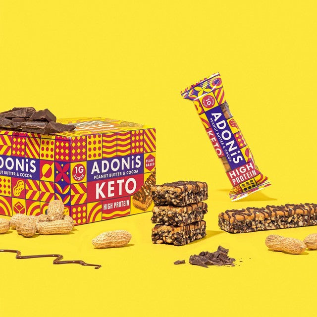 Adonis peanut butter protein bar 45g - British product