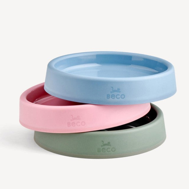 Beco Pets cat bowl coastal blue, imported from the UK