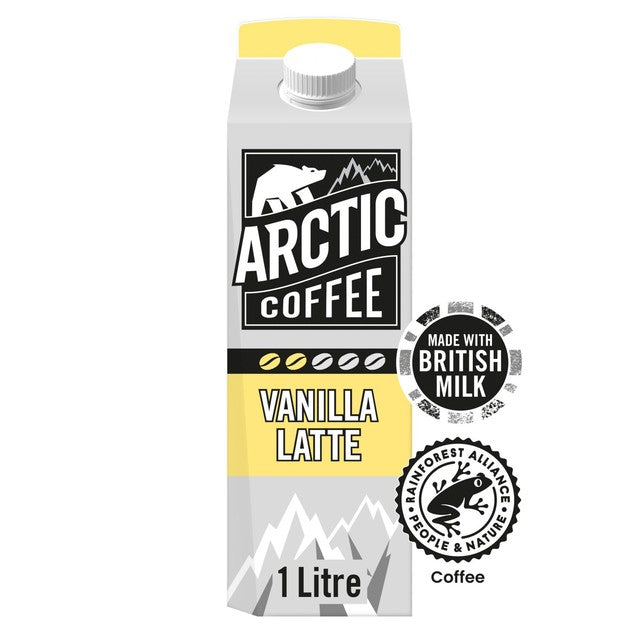 ARCTIC COFFEE vanilla latte iced coffee drink 1L - British product