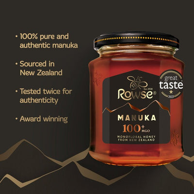 M&S Rowse Manuka 100+ MGO Honning 225g - Kjøp online på McGrocer