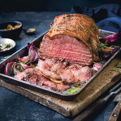 M&S M&S Select Farms قطعة لحم بقري Sirloin بريطانية للشواء 1.25 كجم - اشترِ عبر الإنترنت من McGrocer