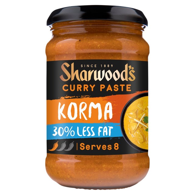 Sharwood's Korma Paste curry paste jar - British product