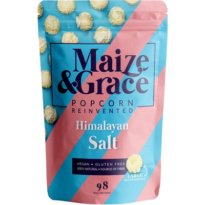 M&S Maize & Grace Himalayan Salt Popcorn Snack 46g- Buy online at McGrocer
