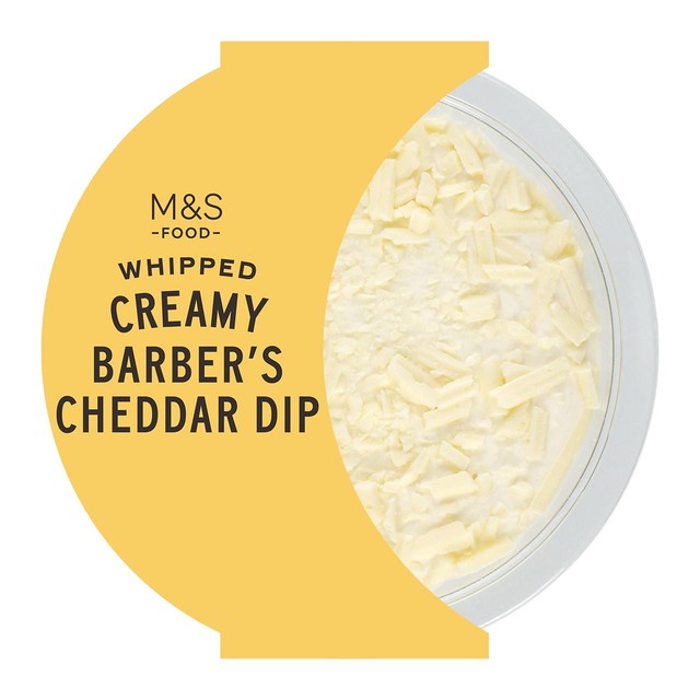 M&S whipped Barber's Cheddar cheese dip 170g, imported from the UK
