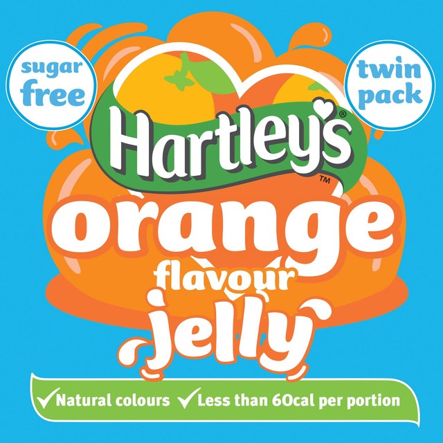 Hartley's Sugar Free Orange Jelly Crystals 23g - British product