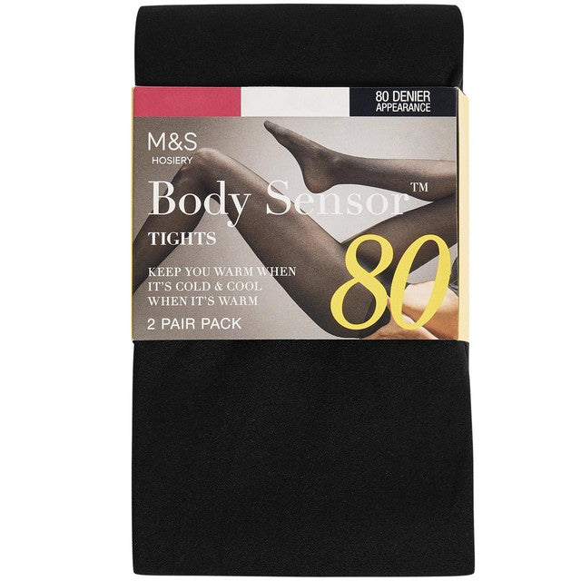 M&S 80 Denier Body Sensor Tights, Size M, imported from the UK