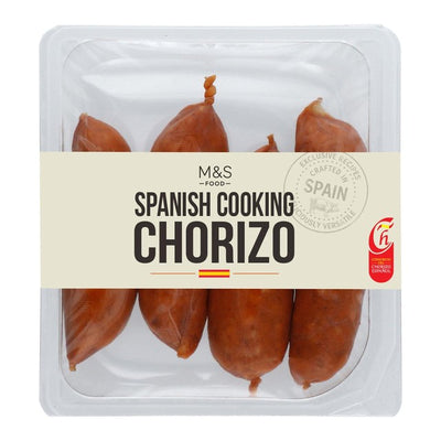 Chorizo espagnol M&S, saucisses à sec 180g
