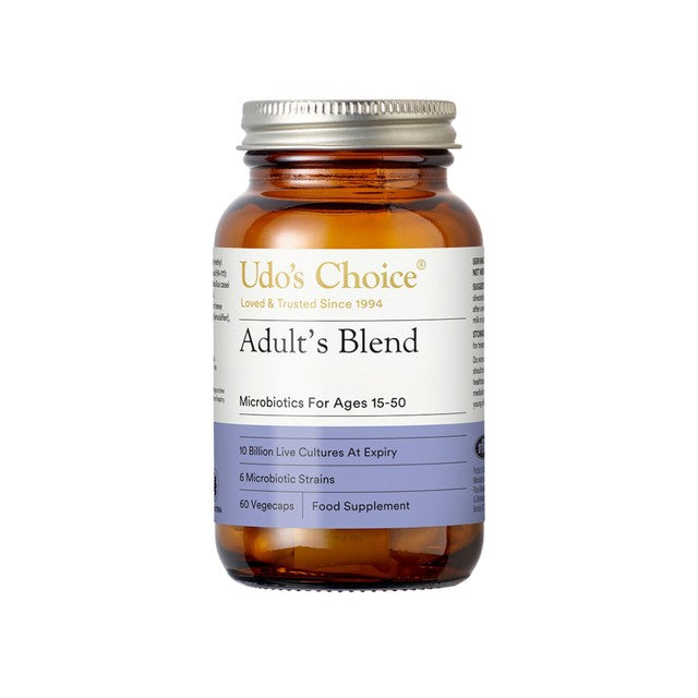 Udos Choice Adult's Blend probiotic supplement 60 capsules (British brand)