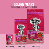 Barking Heads Golden Years dry dog food 2kg - British product
