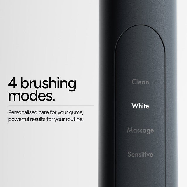 Ordo Sonic+ Electric Toothbrush and Charging Travel Case in Charcoal Grey, imported from the UK