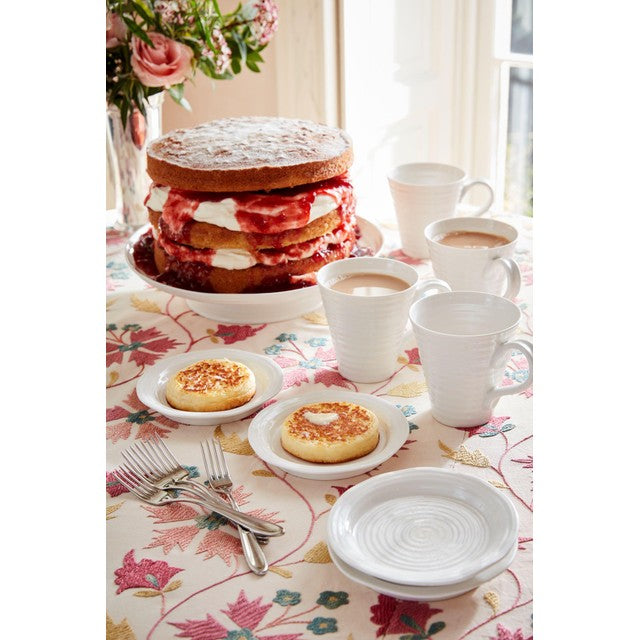 Sophie Conran white porcelain tea plate 15.1cm (British brand)