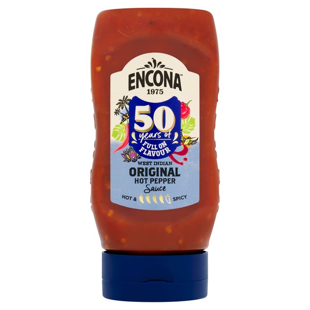 Encona West Indian hot pepper sauce 285ml - British product