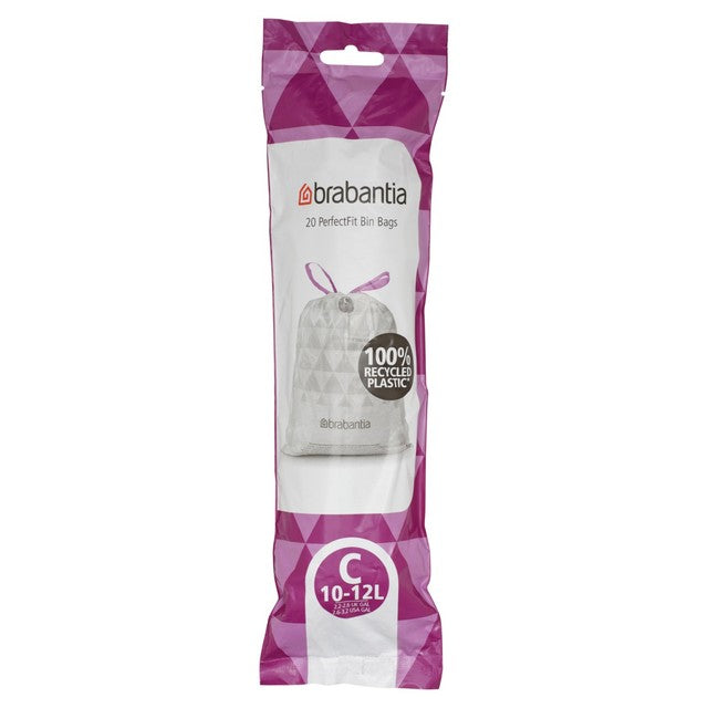 Brabantia C 12L Smartfix bin liners - British product