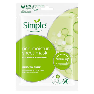 M&S Simple Rich Moisture Sheet Mask - اشترِ عبر الإنترنت من McGrocer