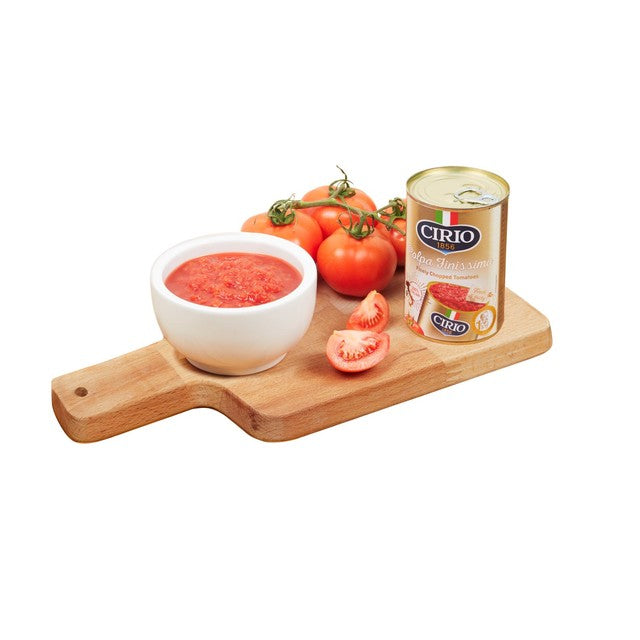 Cirio Polpa Finissima finely chopped Italian tomatoes 6 x 400g - British product